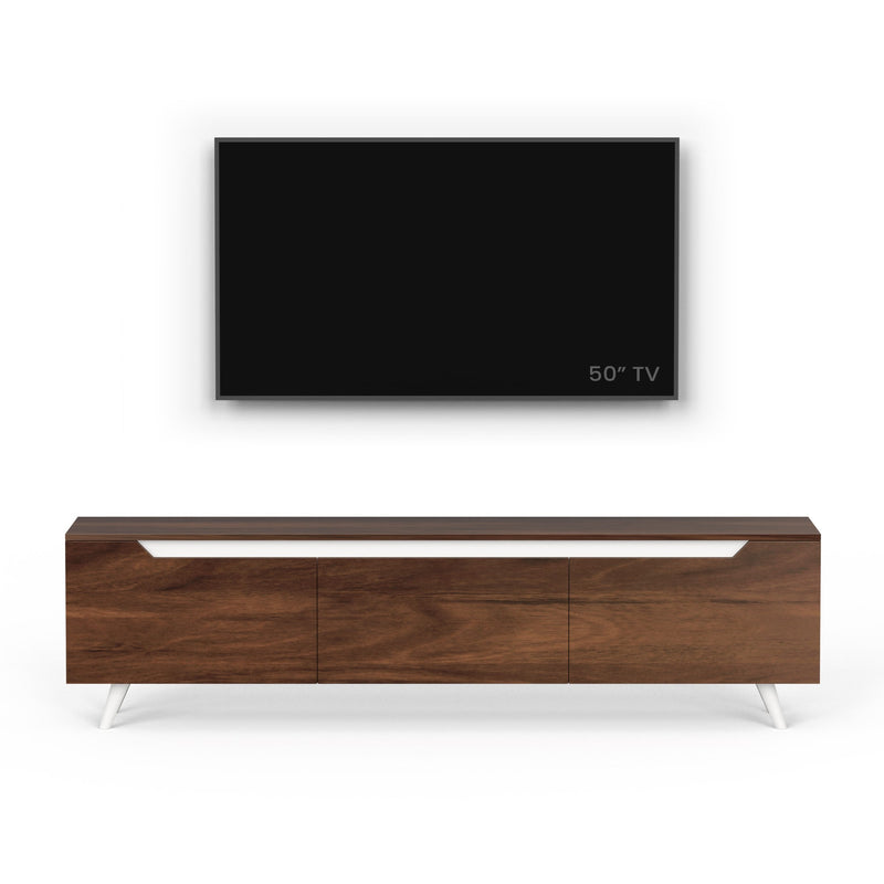 Blesky TV Unit & Cabinet Ideal for TV Upto 65” (Brown Maple - DIY)