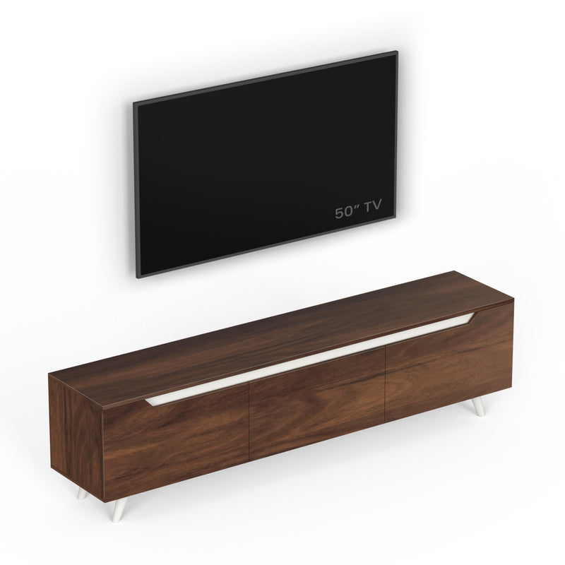 Blesky TV Unit & Cabinet Ideal for TV Upto 65” (Brown Maple - DIY)