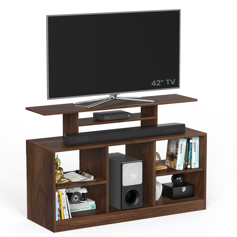 Bevlyn  TV Entertainment Unit & Cabinet Ideal for TV Upto 50” (Brown Maple)