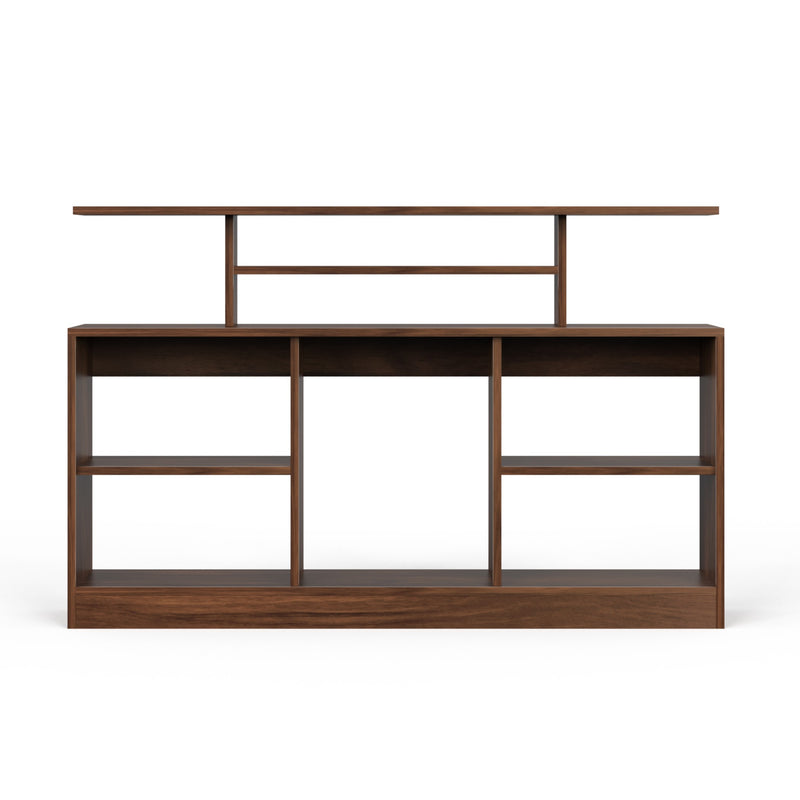 Bevlyn  TV Entertainment Unit & Cabinet Ideal for TV Upto 50” (Brown Maple)