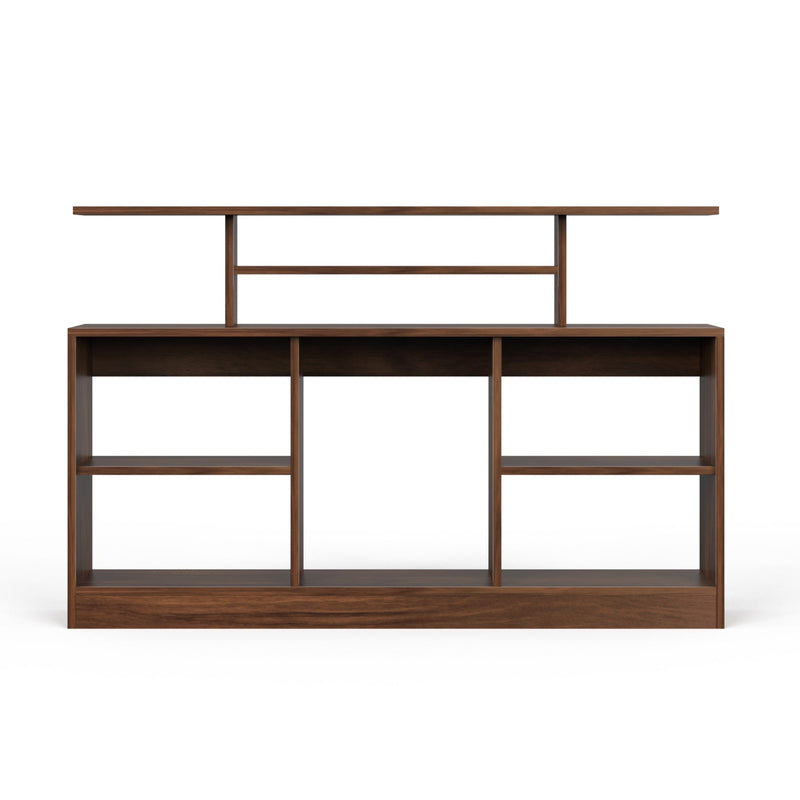 Bevlyn  TV Entertainment Unit & Cabinet Ideal for TV Upto 50” (Brown Maple)