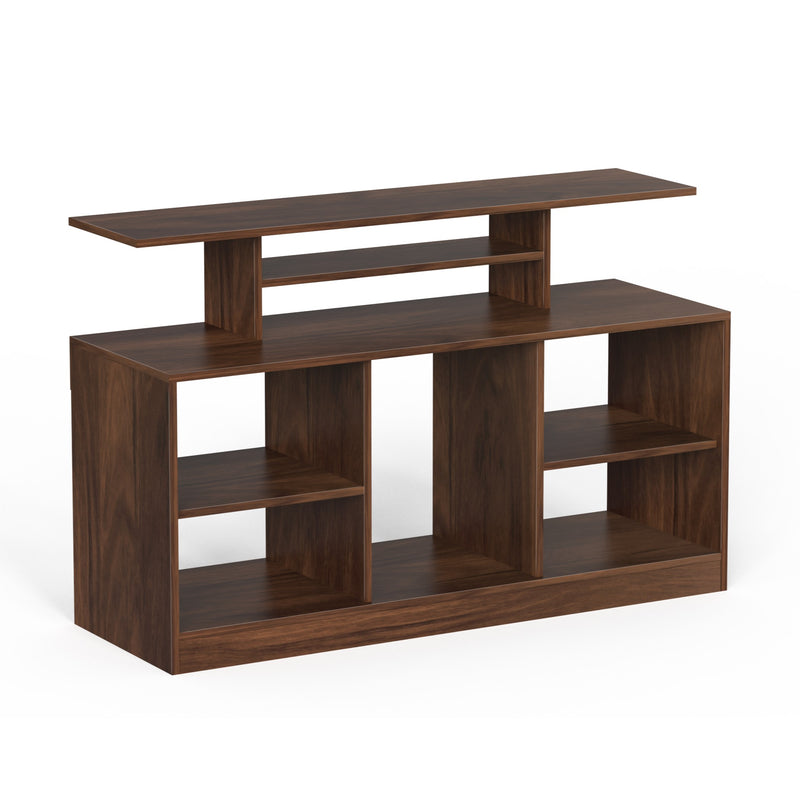 Bevlyn  TV Entertainment Unit & Cabinet Ideal for TV Upto 50” (Brown Maple)