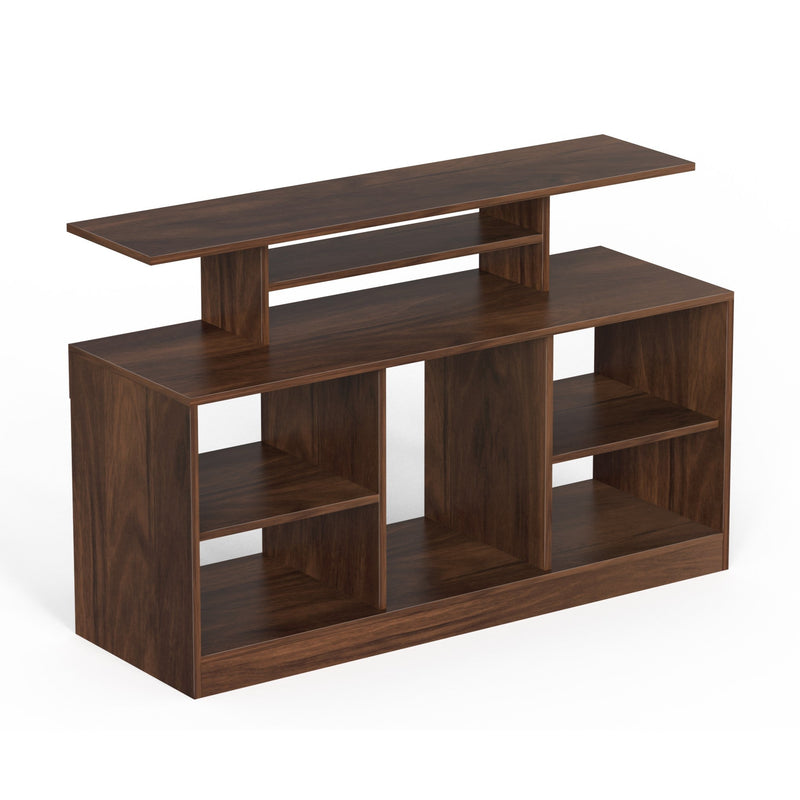 Bevlyn  TV Entertainment Unit & Cabinet Ideal for TV Upto 50” (Brown Maple)