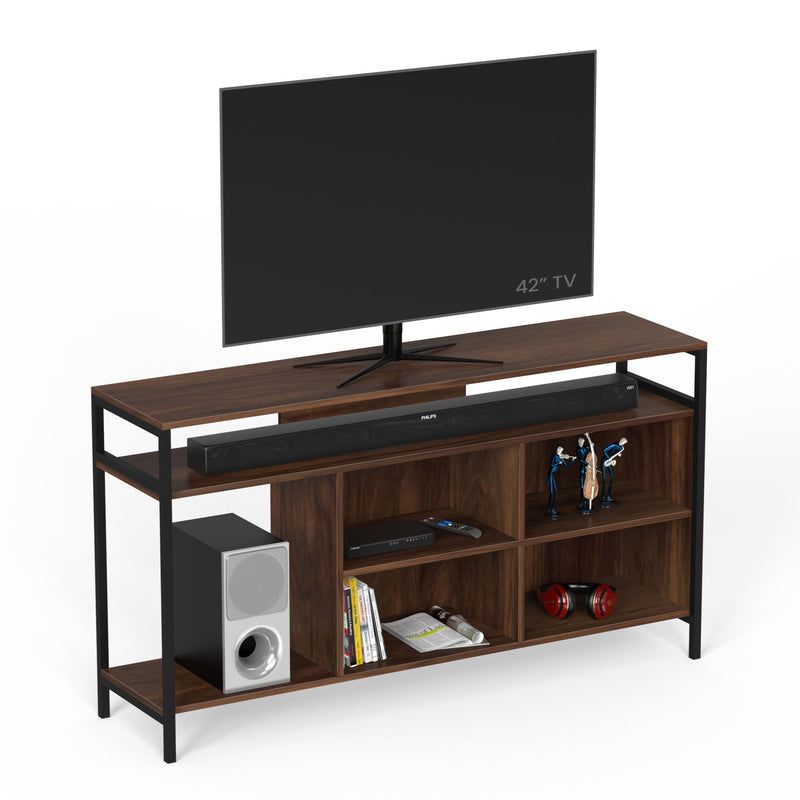 Duskin TV Unit & Cabinet Ideal for TV Upto 55” (Brown Maple - DIY)