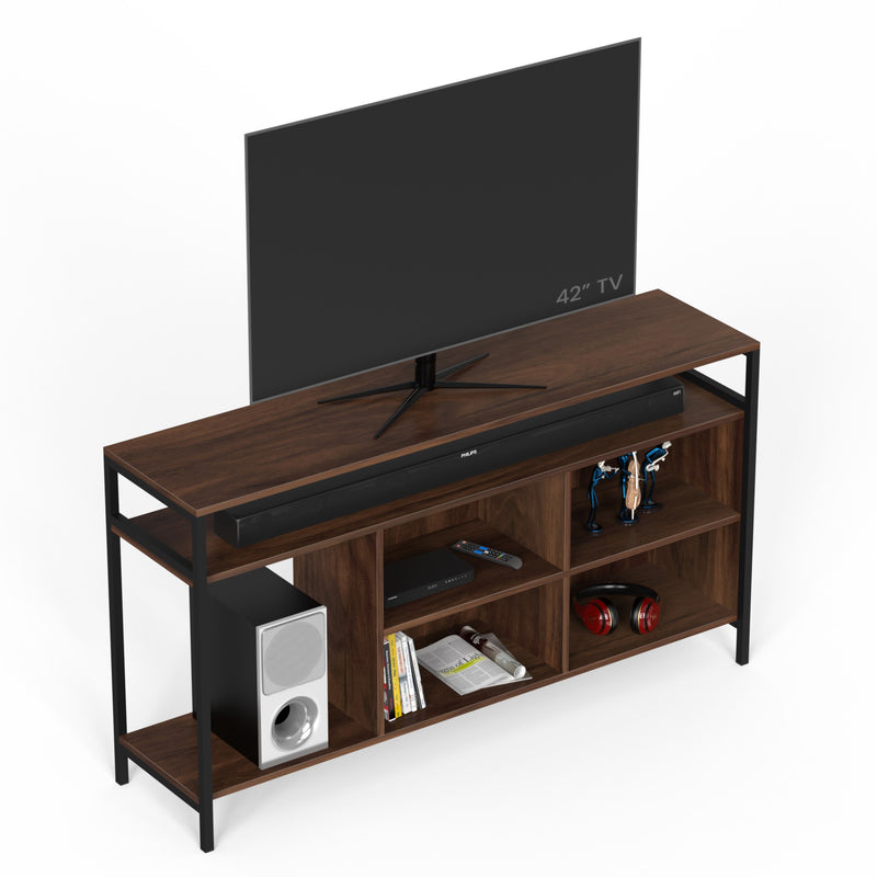 Duskin TV Unit & Cabinet Ideal for TV Upto 55” (Brown Maple - DIY)
