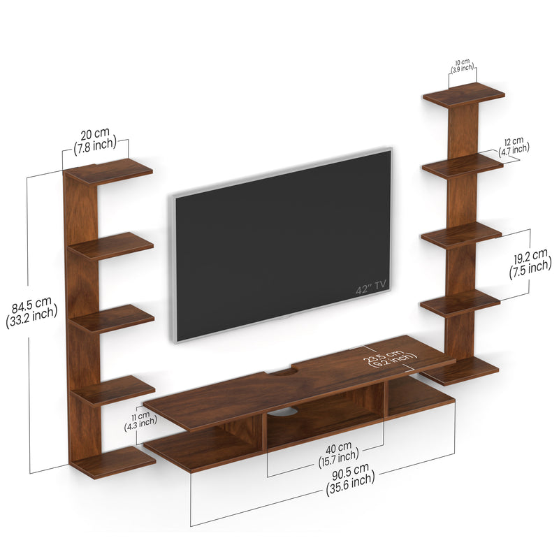 Estoye Standard Wall Mount TV Unit