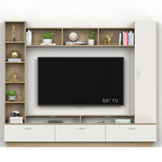 Fenily TV Unit |European Oak & White