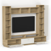 Fenily TV Unit |European Oak & White