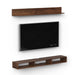 Kunsua Engineering Wood Wall Mount TV Entertainment Unit Set Top Box Stand/TV |Maple