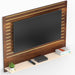 Reyloye TV Unit ,Ideal for up to 42" |Maple