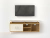 Skiddo TV Unit, Ideal for 55" |Teak