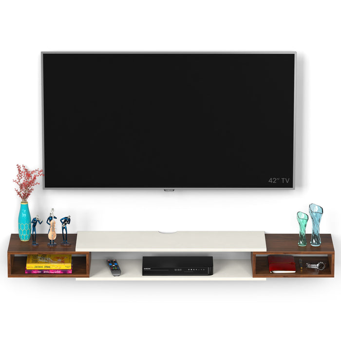 Toska Slim Set Top Box - Large |Maple & Frosty White