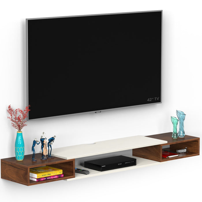 Toska Slim Set Top Box - Large |Maple & Frosty White