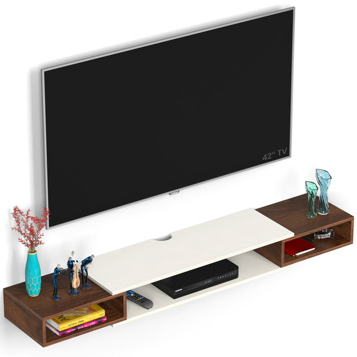 Toska Slim Set Top Box - Large |Maple & Frosty White