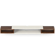 Toska Slim Set Top Box - Large |Maple & Frosty White
