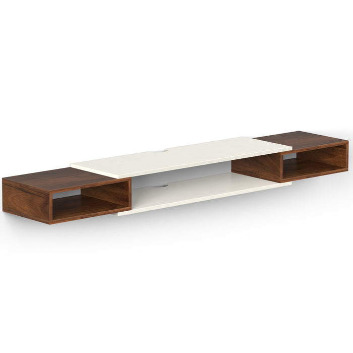 Toska Slim Set Top Box - Large |Maple & Frosty White