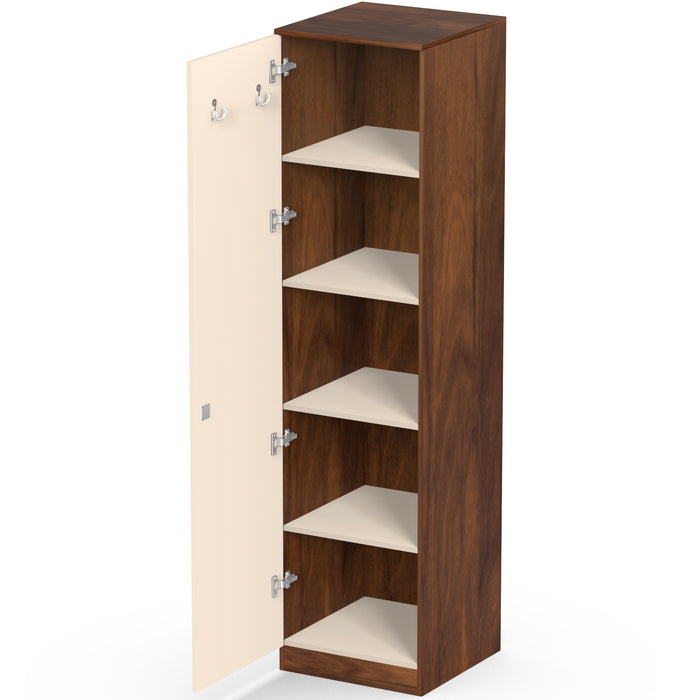Andrie Single Door Wardrobe |Maple