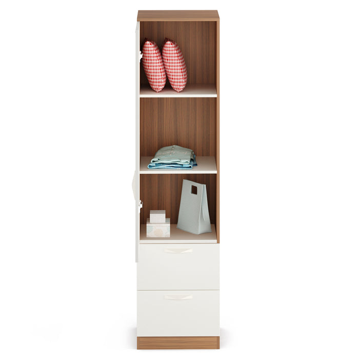 Andrie  Single Door Wardrobe with Two Drawer