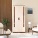 Andrie 2 Door Wardrobe with Drawer |Maple & White