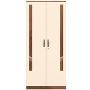 Andrie 2 Door Wardrobe with Drawer |Maple & White