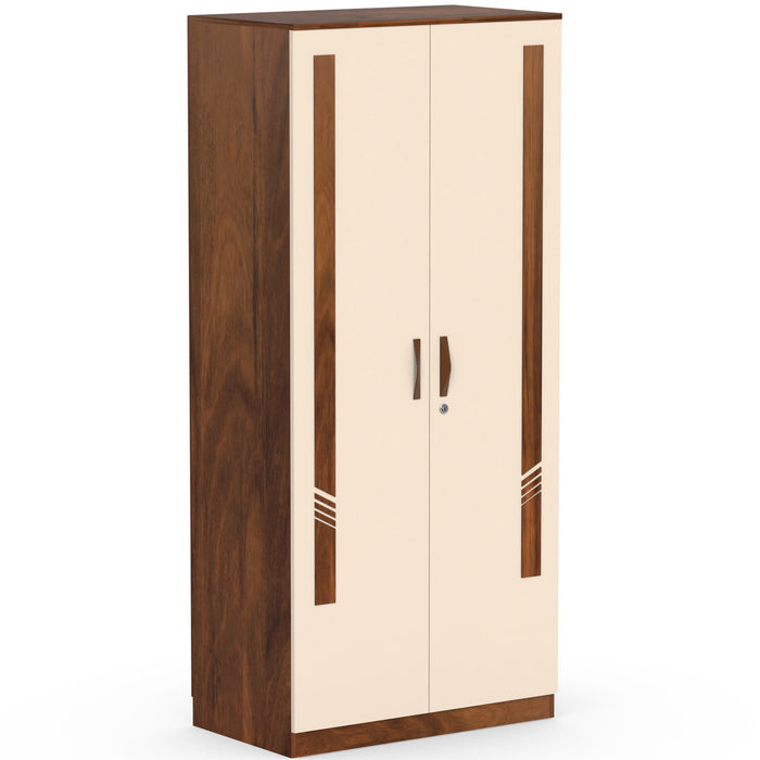 Andrie 2 Door Wardrobe with Drawer |Maple & White