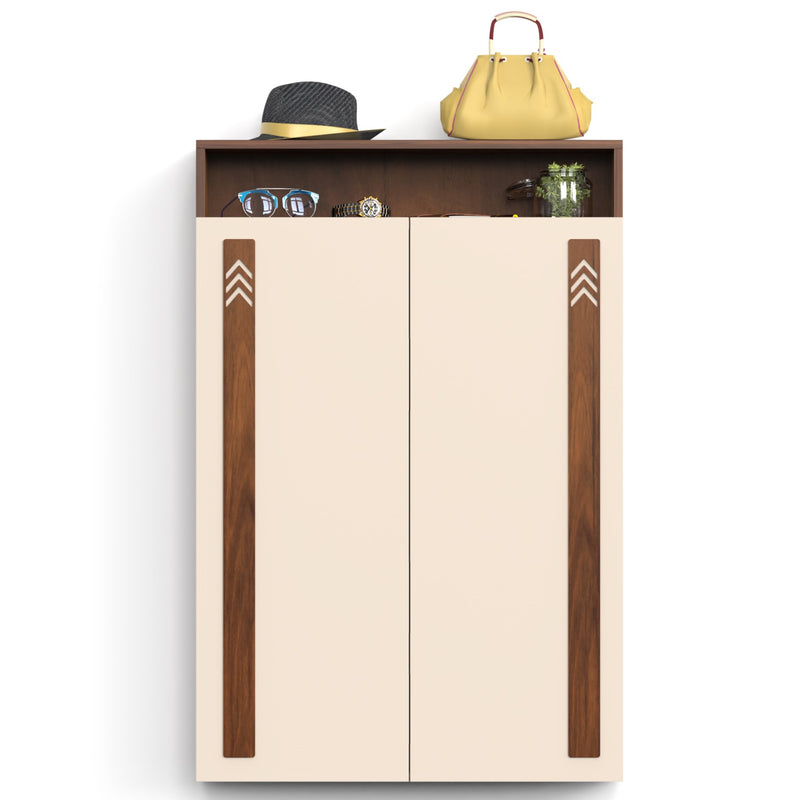 Whartin Shoe Rack |Maple & Beige