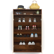 Whartin Shoe Rack |Maple & Beige