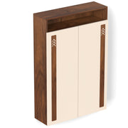 Whartin Shoe Rack |Maple & Beige