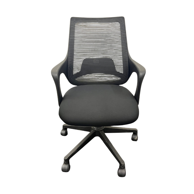 Zylo office study chair for home and study (Black)