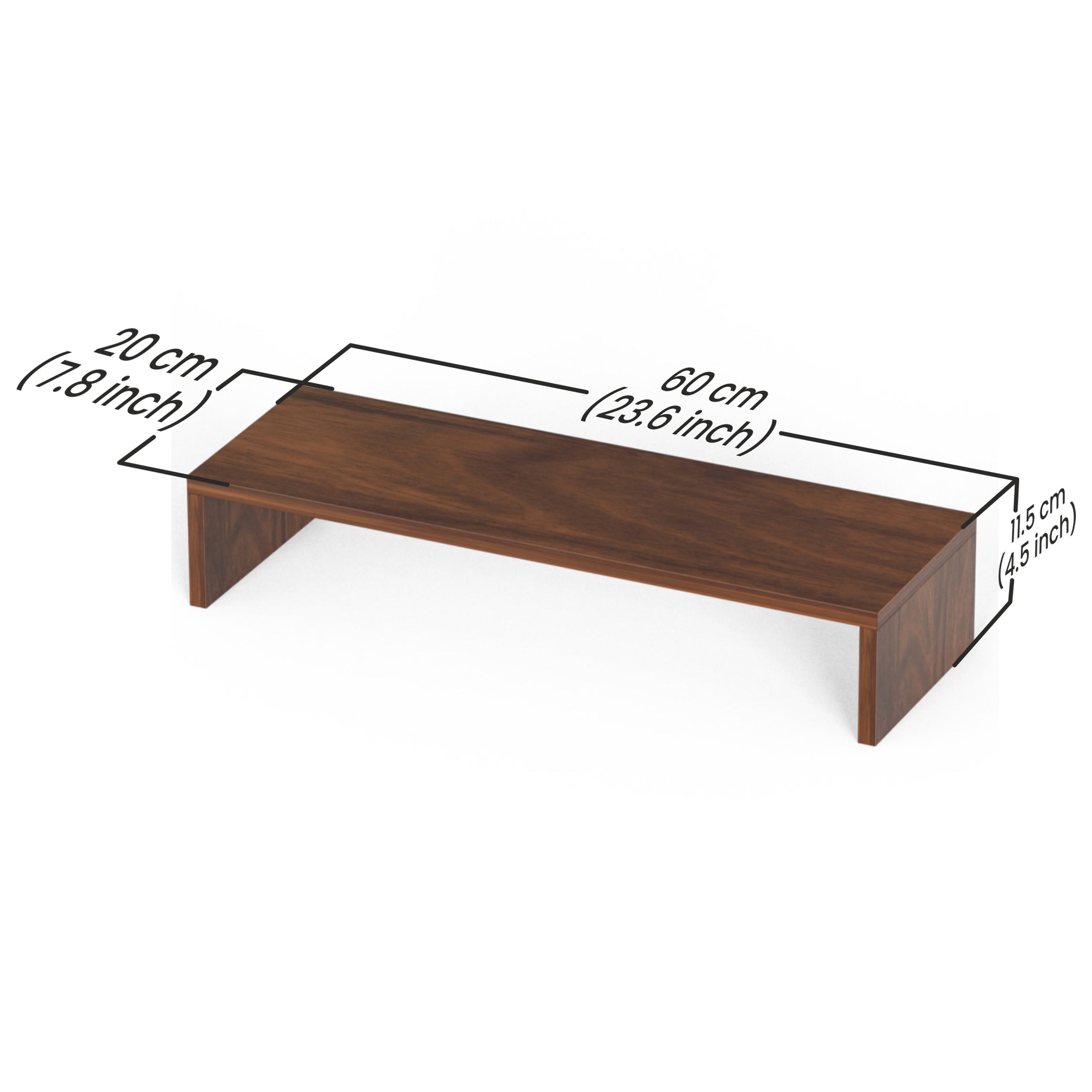 Norel monitor stand for desk , Large Monitor Table with Screen Rise, I ...
