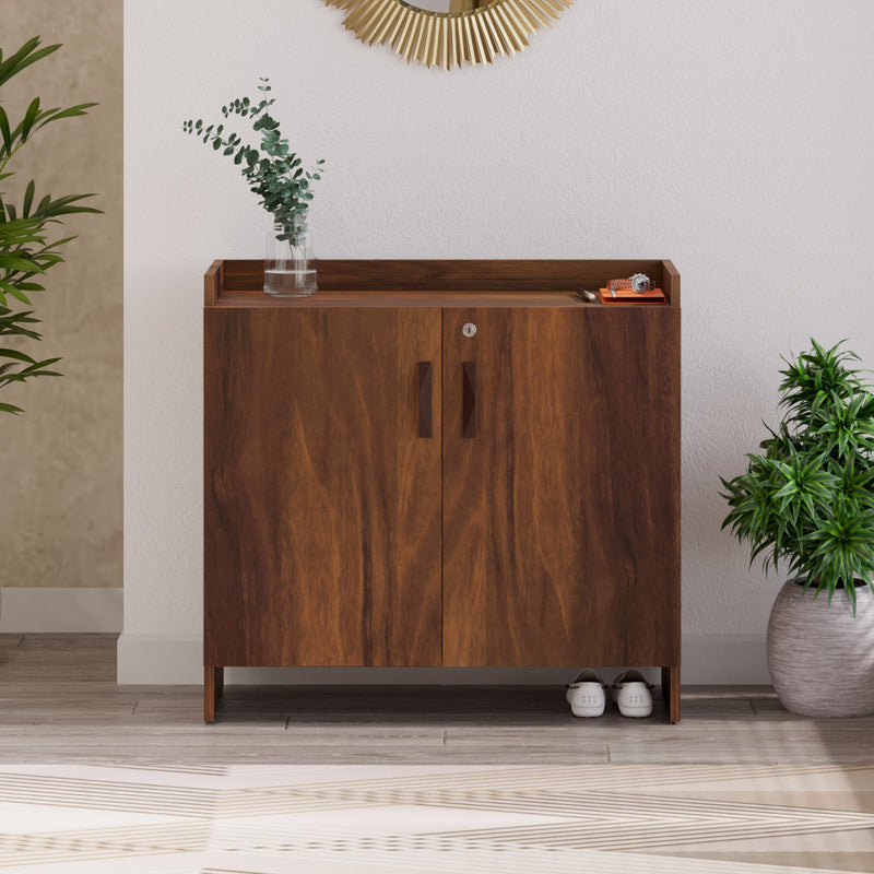 Brooklayn Shoe Rack |Brown Maple