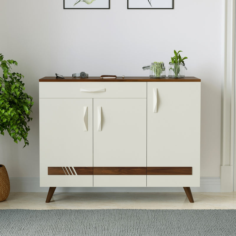 Kaspen Shoe Rack |Maple & White