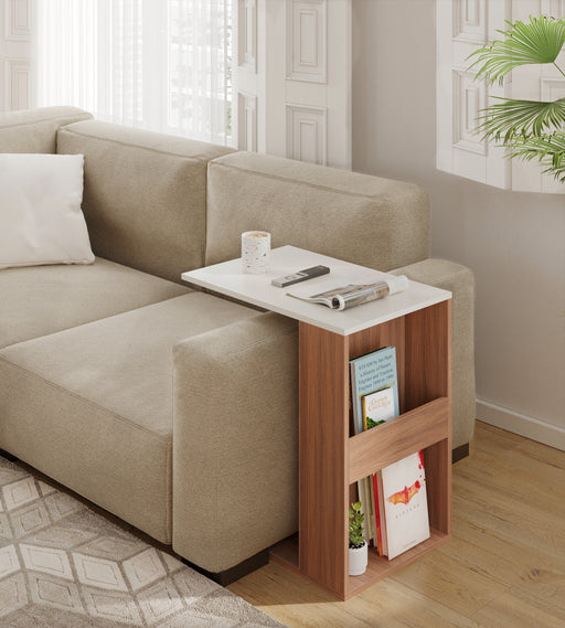 Ender sofa side end table |Walnut
