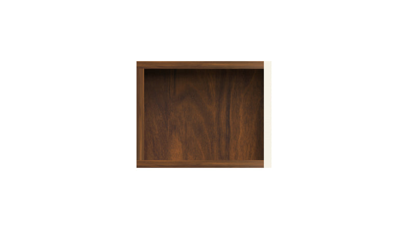 Darien Wall Mount TV Unit With Storage Cabinet (Maple & Frosty White)