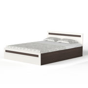 Maltein King Size Bed |Wenge & White