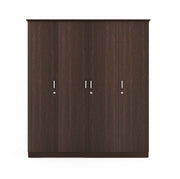 Bluewud Andrie Engineered Wood 4 Door Wardrobe With Drawer (Wenge)