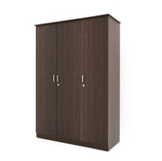 Bluewud Andrie Engineered Wood 3 Door Wardrobe With Drawer (Wenge)