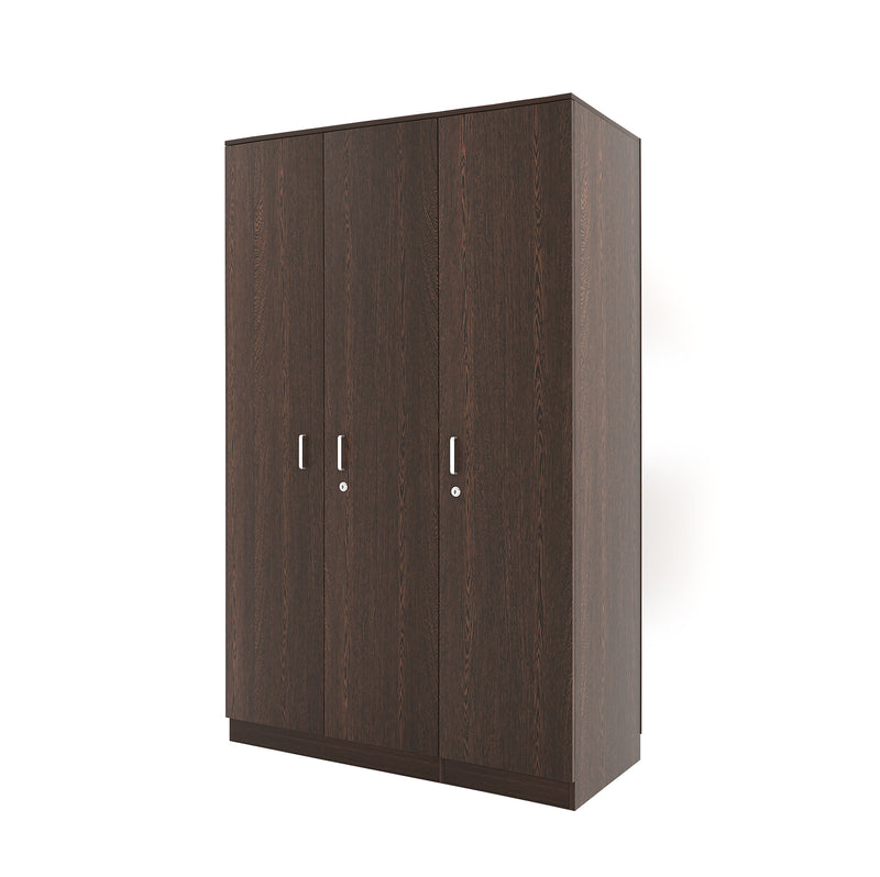 Maltein 3 Door Wardrobe Without Mirror |Wenge