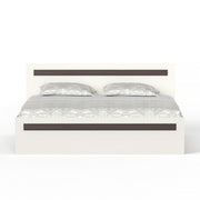 Maltein King Size Bed |Wenge & White