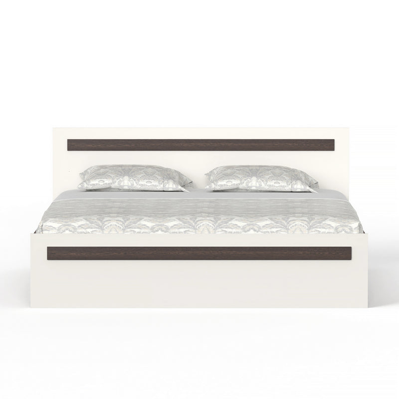 Maltein King Size Bed |Wenge & White