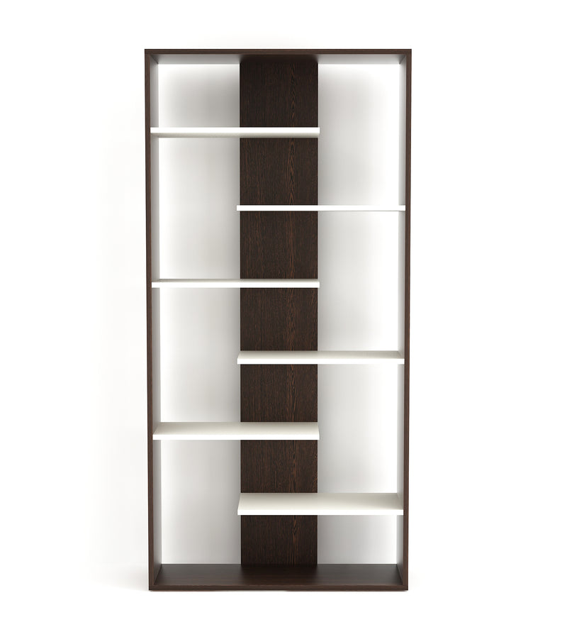 Maxelle Bookshelf (Large) |Wenge & White