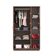 Maltein 3 Door Wardrobe Without Mirror |Wenge