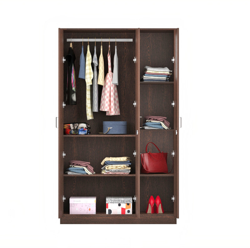 Maltein 3 Door Wardrobe Without Mirror |Wenge