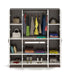 Andrie 4 Door Wardrobe with Drawer |Wenge & White