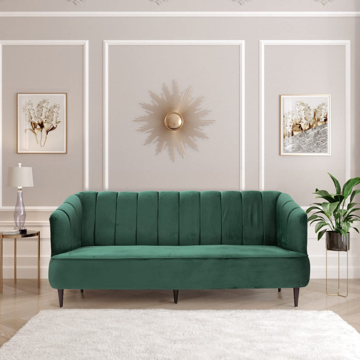 Bluewud Wilber 3 Seater Sofa (Green)