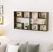Petree Wall Mount Wall Shelf, Display Rack |Wenge