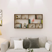 Petree Wall Mount Wall Shelf, Display Rack |Wenge