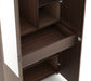 Bluewud Andrie Double Doors Wardrobe with Full Length Mirror and Drawer, (Wenge)