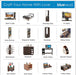 Petree Wall Mount Wall Shelf, Display Rack |Wenge