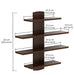 Caselle Wall Shelf 4 shelves |Wenge